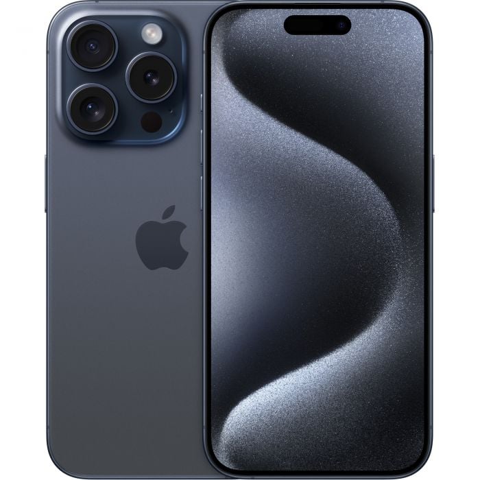 Telefon mobil APPLE iPhone 15 Pro 5G, 128GB, 5G, Blue Titanium
